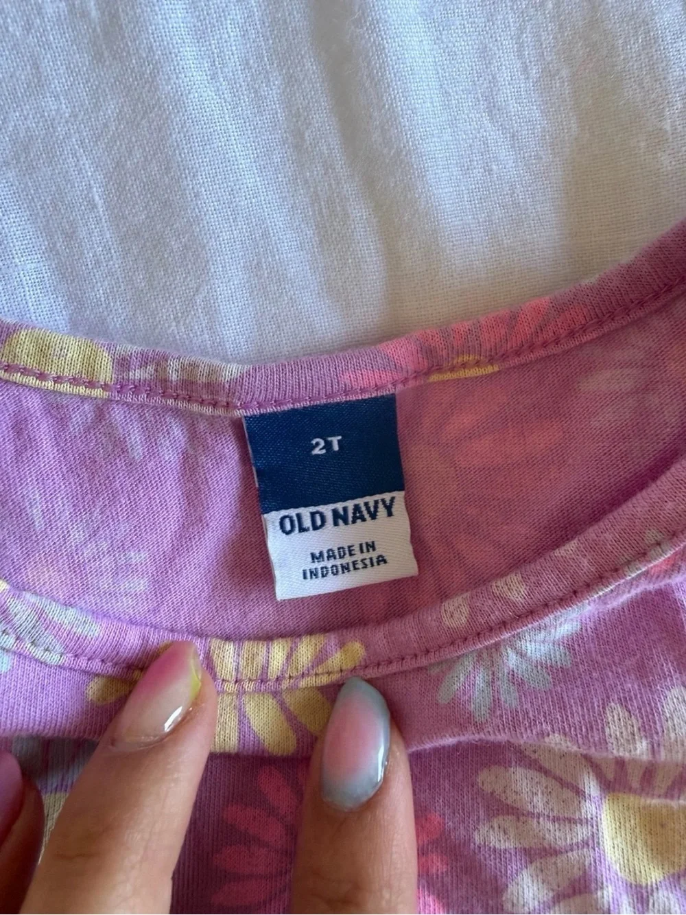 Old Navy Toddler Girl 2T Pink Daisy Floral Pocket Dress